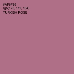 #AF6F86 - Turkish Rose Color Image